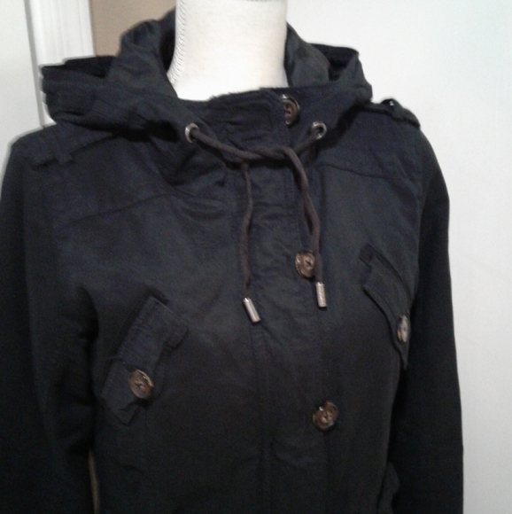🌺 Like New Aeropostale Heavy Winter Trench Jacket - Picture 2 of 12